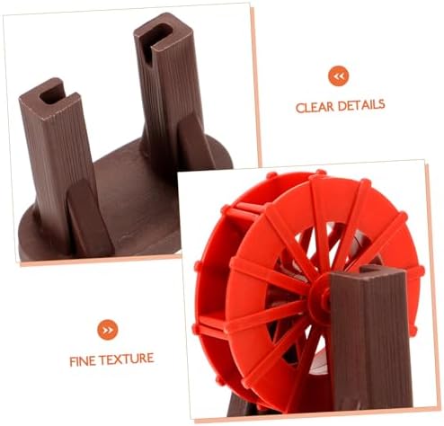 VINTORKY Water Wheel Model for Fountain Decor