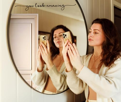 You Look Amazing Mirror Decal - 18x25 Inch Vinyl Wall Sticker