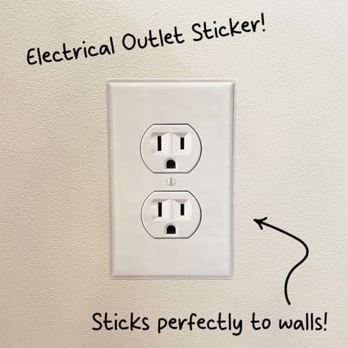 GRITKULTURE Electrical Outlet Decal Stickers 10 Pack