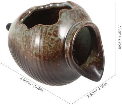 Mikikit Ceramic Jar Fountain Decor for Garden and Patio