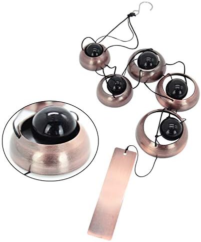 ASTARIN Copper Wind Chimes with 5 Bells for Outdoor