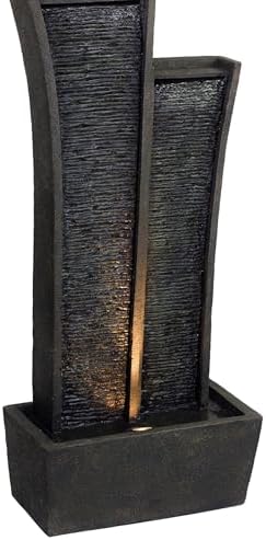 Elegant 415 Inch Tall Polyresin Fountain with LED Light