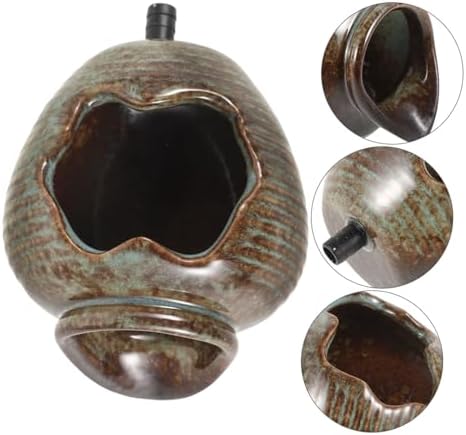 Yardwe Elegant Outdoor Fountain Ceramic Jar Decor