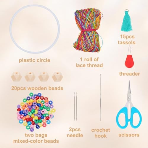 INFUNLY DIY Dreamcatcher Kit for Beginners