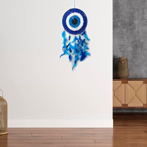 Feng Shui Evil Eye Dream Catcher 3 Inches Handmade