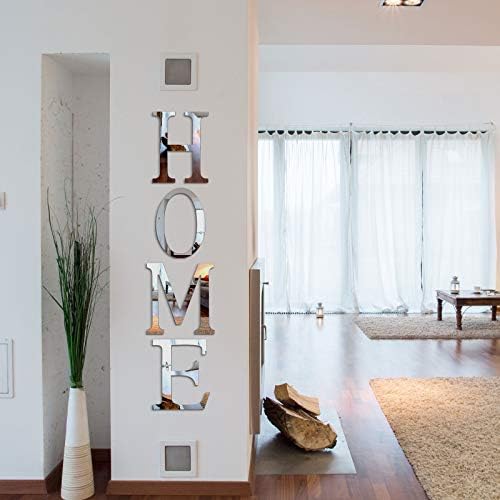 Zonon 3D Wall Mirror Decor Stickers Home