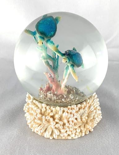 Sea Turtle Snow Globe Ocean Life Beach Themed Decor Figurine