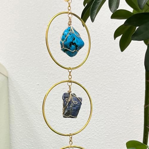 Healing Crystal Energy Wind Chime with 7 Colors