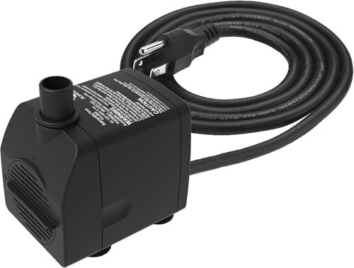 Ultra Quiet Submersible Water Pump with Dry Burn Protection 160GPH