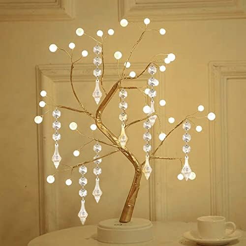 Jishi 30pk Crystal Finial Ornaments for Christmas Tree Decor