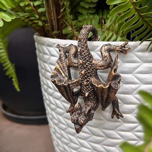 Dragon Planter Pot Ornament with Hanging Hook