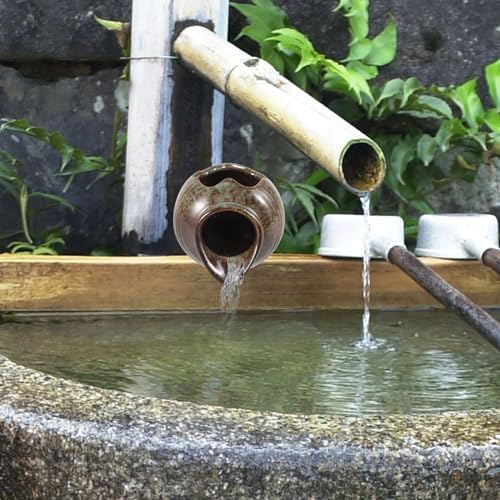 MERRYHAPY Ceramic Spitter Fountain with Filtration System