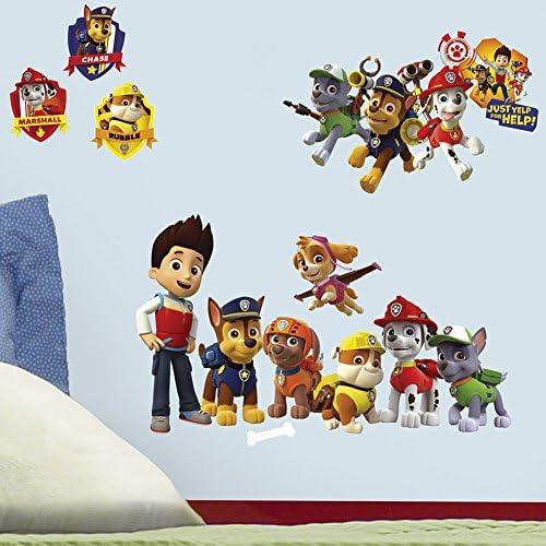RoomMates RMK2640SCS Paw Patrol Wall Decals 10x18 Inch