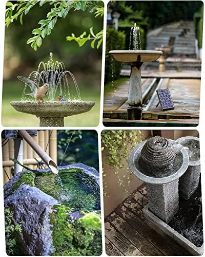 Biling Solar Fountain Kit for Bird Bath and Pond