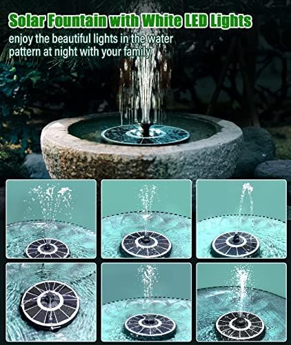 SZMP Solar Fountain with 100 Glass Panel and 7 Nozzles
