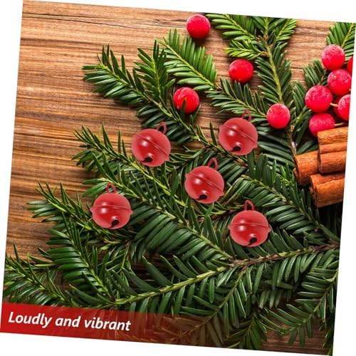 ABOOFAN 100pcs Christmas Bells DIY Decorations