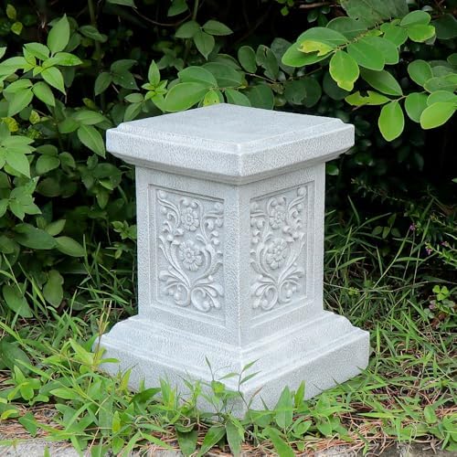 Classic White Resin Statuary Pedestal 126 Inches Tall