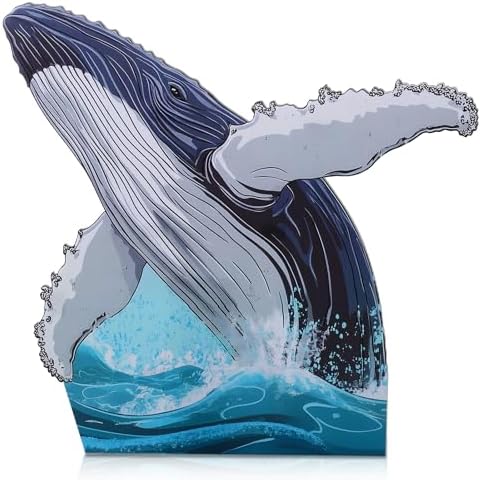 33 ft Great North VBS Whale Cardboard Cutout