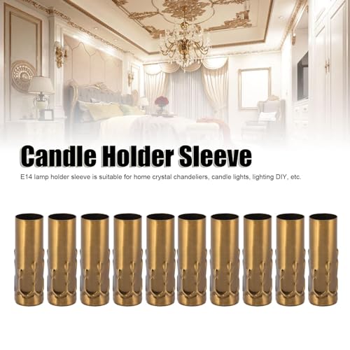 10Pcs Iron Candle Socket Covers for E14 Chandelier