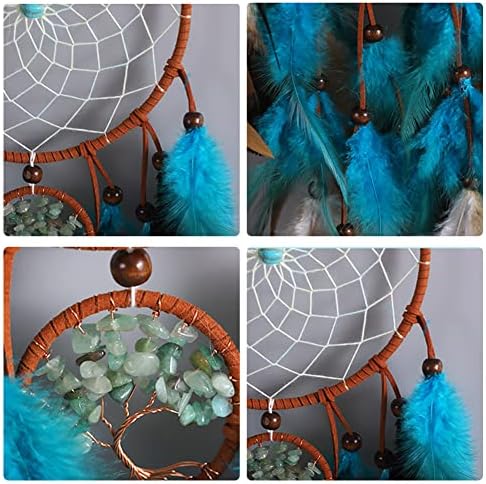 Blue Tree of Life Dream Catcher Wall Decor