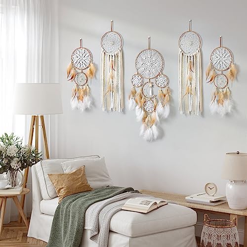 LOMOHOO 5 Pack Dream Catcher Wall Hanging Decor