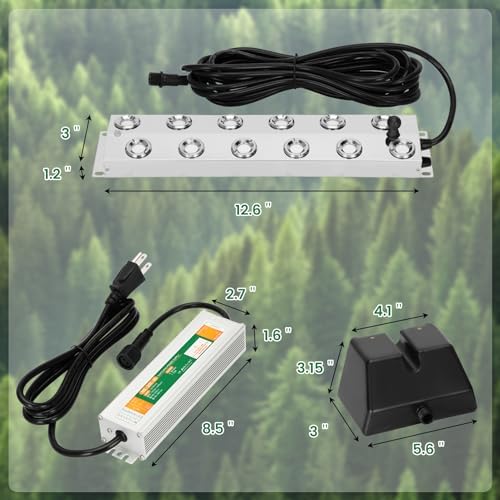 Beendou 12 Head Ultrasonic Fogger with 9000mlh Output