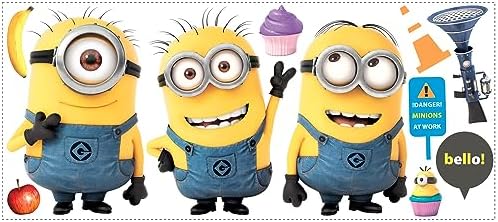 Minions RoomMates RMK2081GM Wall Decals 11 Pieces