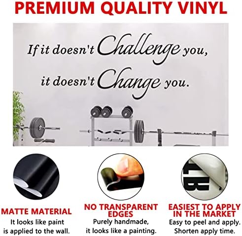 AnFigure Inspirational Wall Decals 23x85