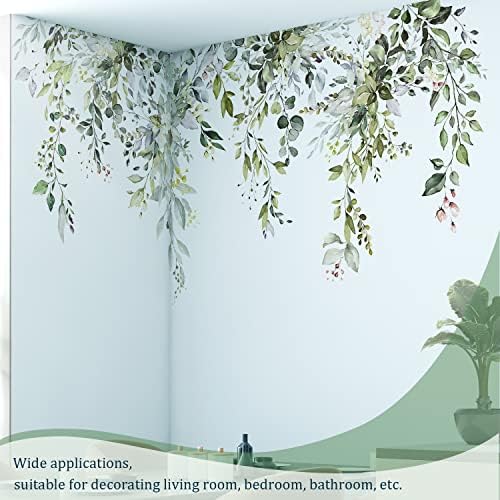 VePret Green Plants Wall Decals Peel and Stick