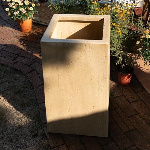 27 Inch Square Planter for Indoor Outdoor Use