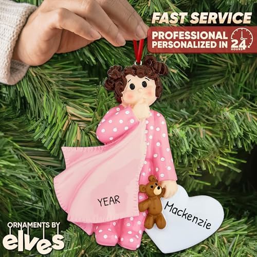 Personalized 2nd Christmas Boy Ornament 2024 with Name