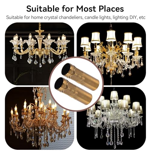 10Pcs Iron Candle Socket Covers for E14 Chandelier