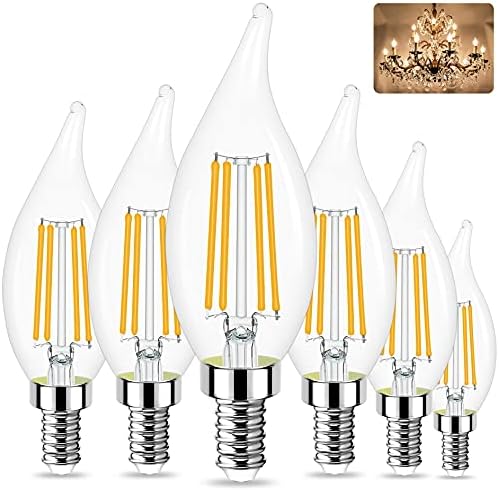 Sailstar E12 Dimmable LED Candle Bulbs 4W Warm White 3000K Pack of 6