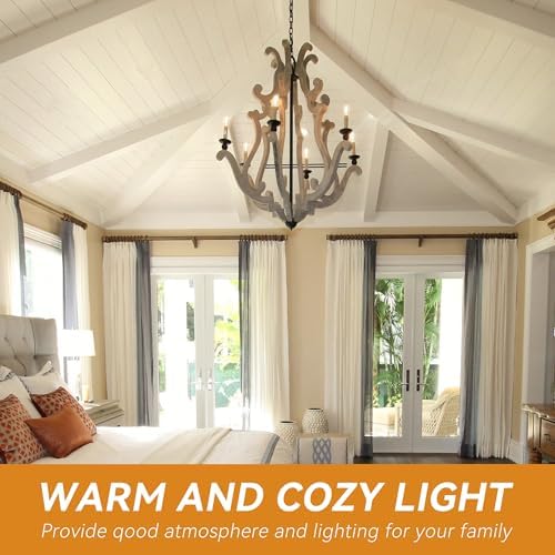 TJOY E12 Dimmable LED Candle Bulb 12 Packs