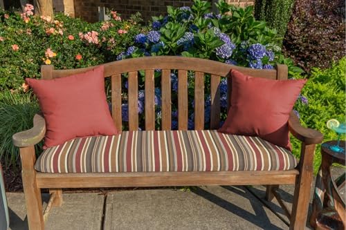 TRP Reversible Square Throw Pillow 20x20 Henna Rust