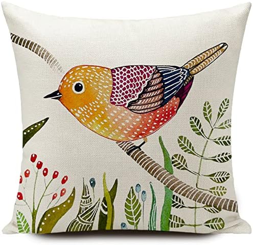 Outdoor Waterproof Throw Pillow Covers Set of 4 18x18 Inch