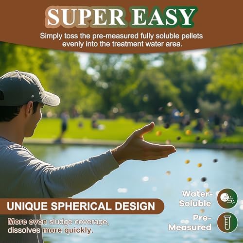 DrRaifyas Muck Reducer Pellets 6 LB - Natural Pond Sludge Solution
