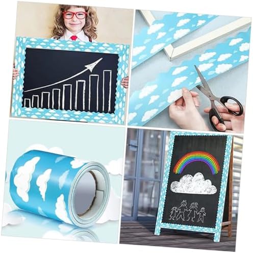Removable Classroom Bulletin Board Border Decor Sticker Trim