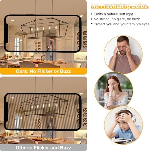 Boncoo E12 Candelabra LED Bulbs 6 Pack Dimmable