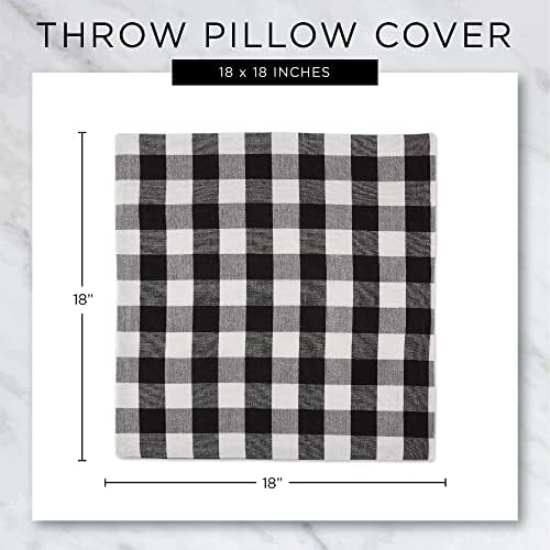 DII Summer Stripe Throw Pillow Covers Set of 2 18x18
