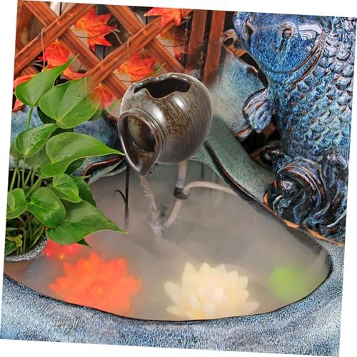 Toddmomy Water Feature Ceramic Jars Outdoor Fountain Decor