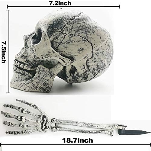 UMEELR Realistic Halloween Skeleton Stakes Decorations 3Pcs