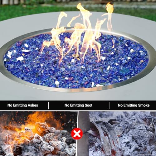 Skyflame 15LB Fire Glass for Propane Fire Pit