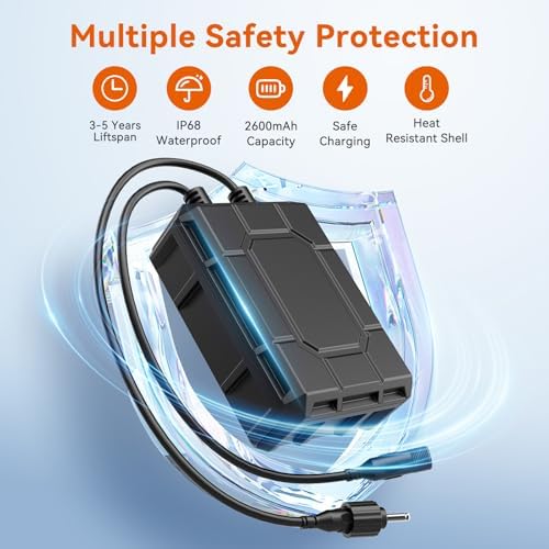 Antfraer Solar Water Pump Battery Backup 2600mAh