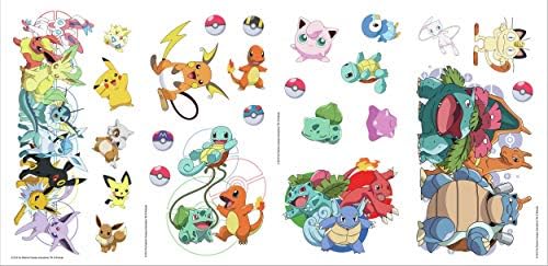 RoomMates RMK4150SCS Pokemon Wall Decals