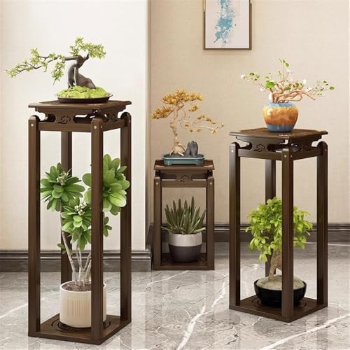 Oriental Bonsai Stand Indoor Home Decor Vase Display Shelf