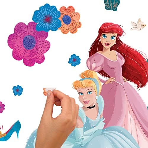 RoomMates RMK5330GM Disney Princess Flowers and Friends Giant Peel and Stick Wall Decals