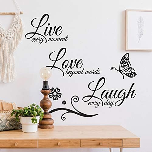 Zonon 3 Sheet Inspirational Wall Decals
