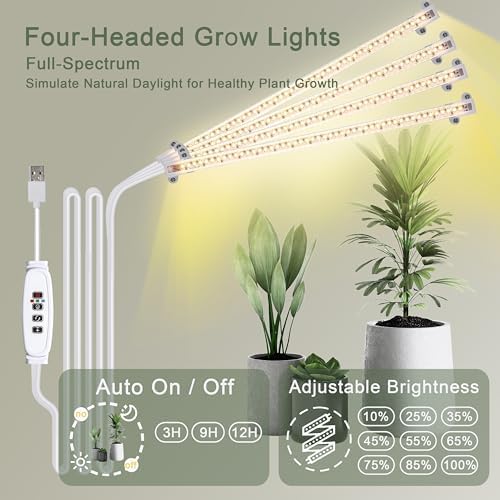 GiftGo Plant Stand with Grow Light 6 Tier Indented