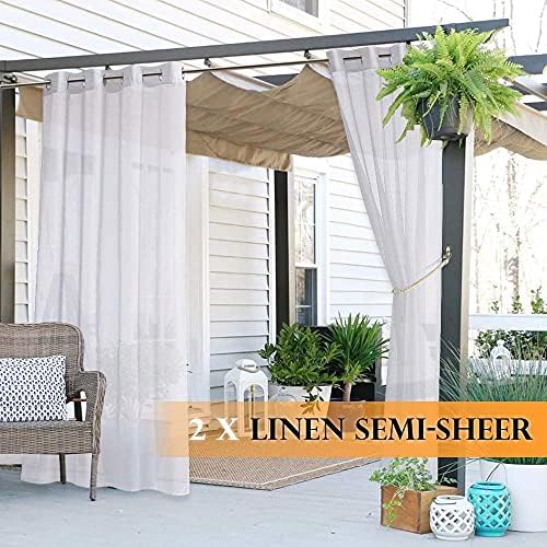 RYB HOME 2 Panels Pergola Curtains